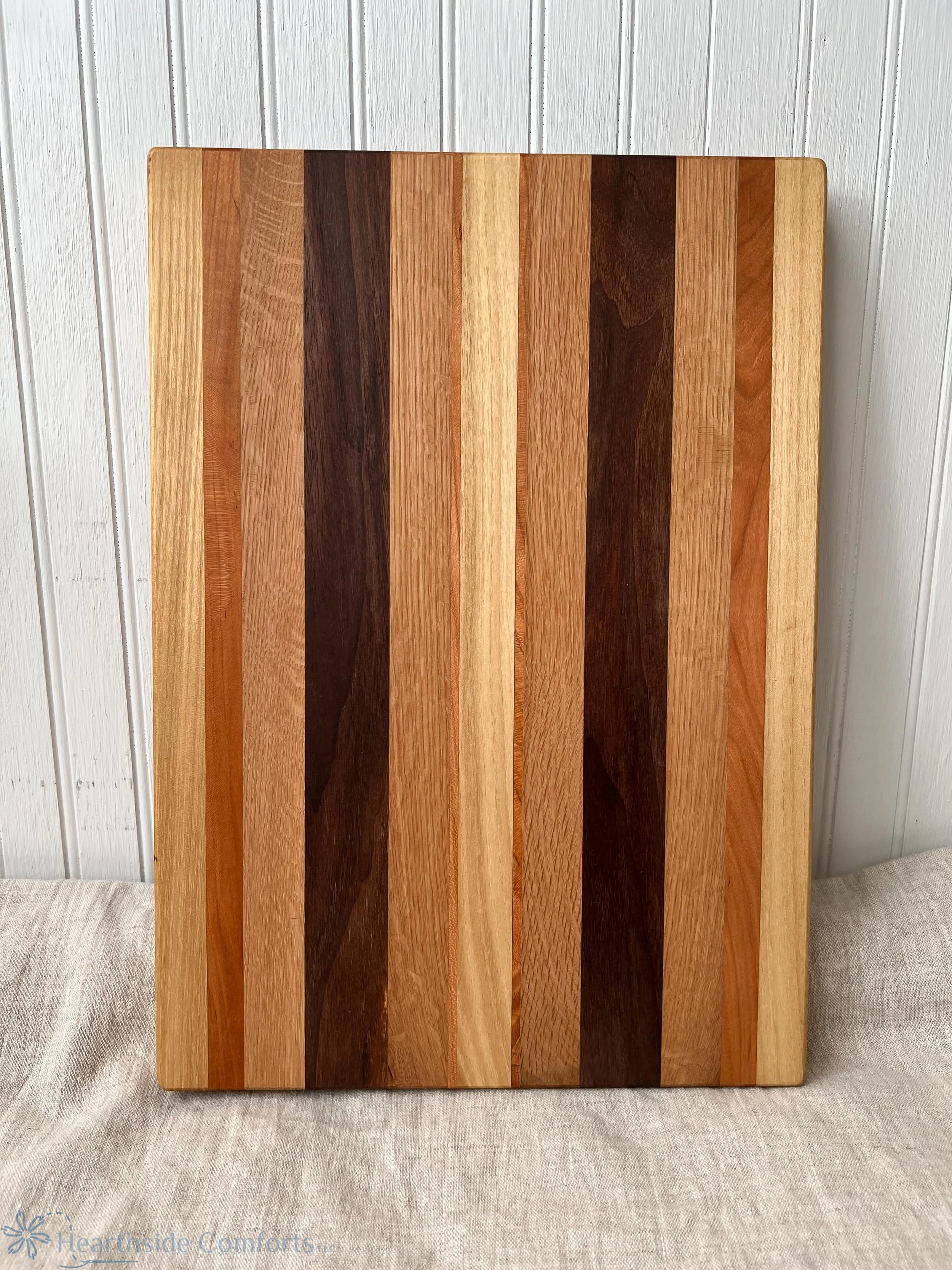 Multi-Wood (Cherry, Walnut, and Locust Wood) Rectangular Board